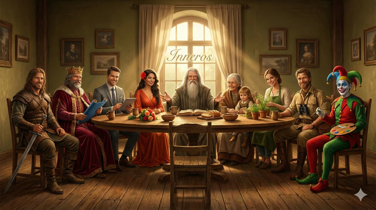 Consult your inner council - mystical gathering of archetypes